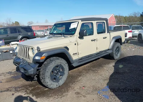 2022 Jeep Gladiator Sport 4X4 из США, поврежденный, VIN 1C6HJTAG3NL180195